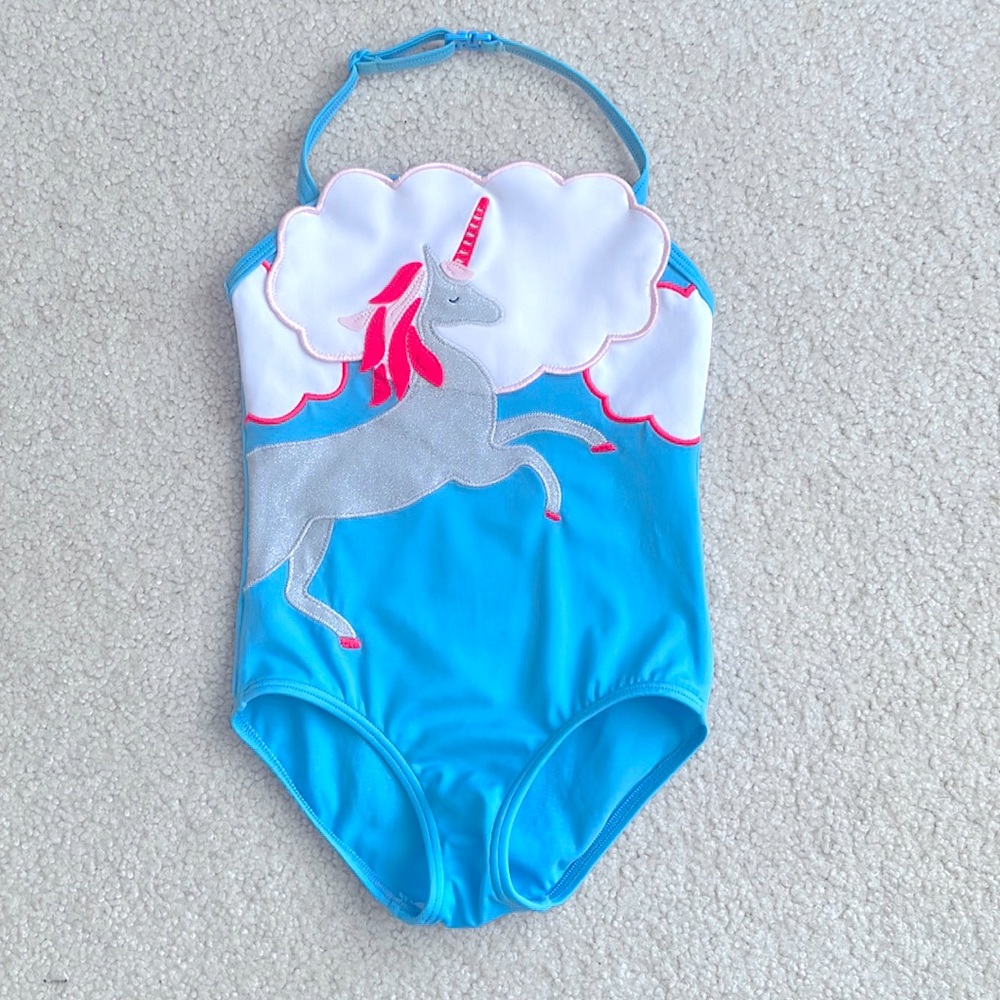 Mini Boden Unicorn Cloud Bathing Suit